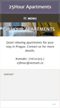 Mobile Screenshot of 25hourapartments.com