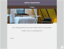 Tablet Screenshot of 25hourapartments.com